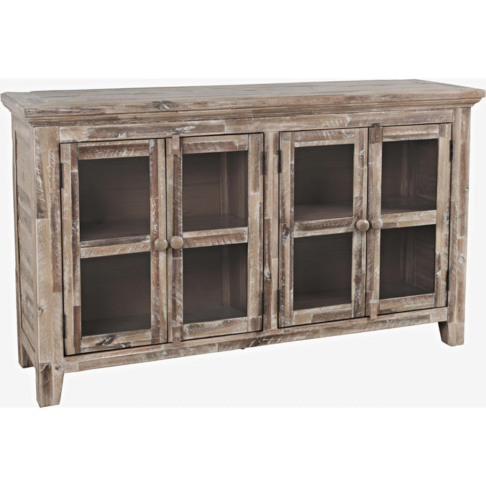 Rustic Shores 54" Credenza Cabinet (Grey)