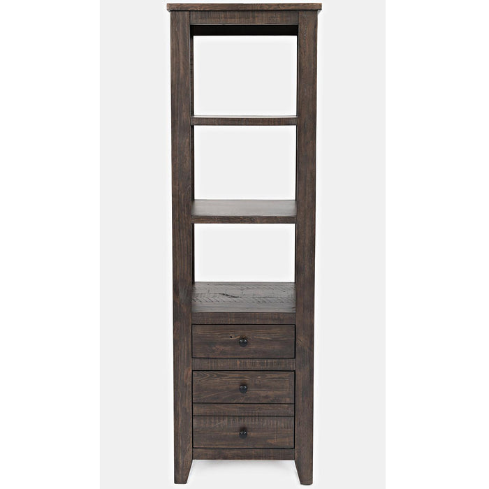 Madison County 22" Media Pier (Barnwood Brown)