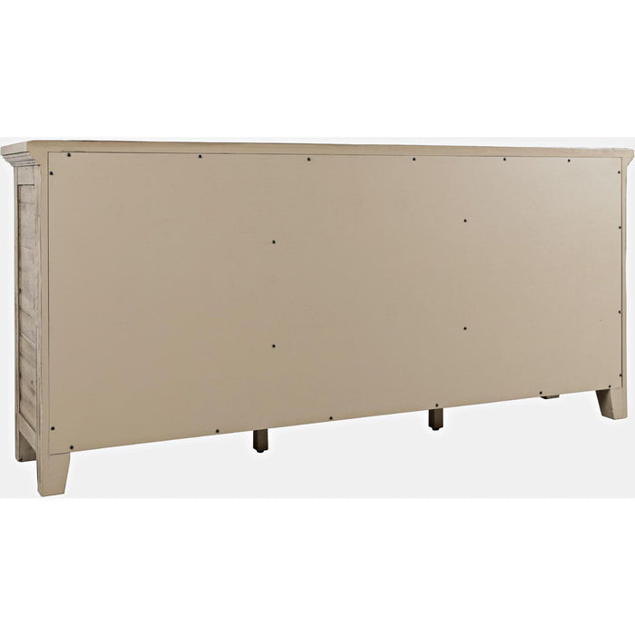 Rustic Shores 70" Sideboard Cabinet (Distressed Grey)