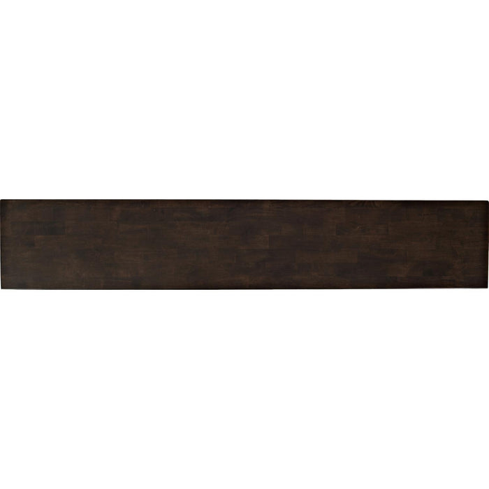 Orchard Park 76" Dining Bench (Dark Wood & Light Grey)