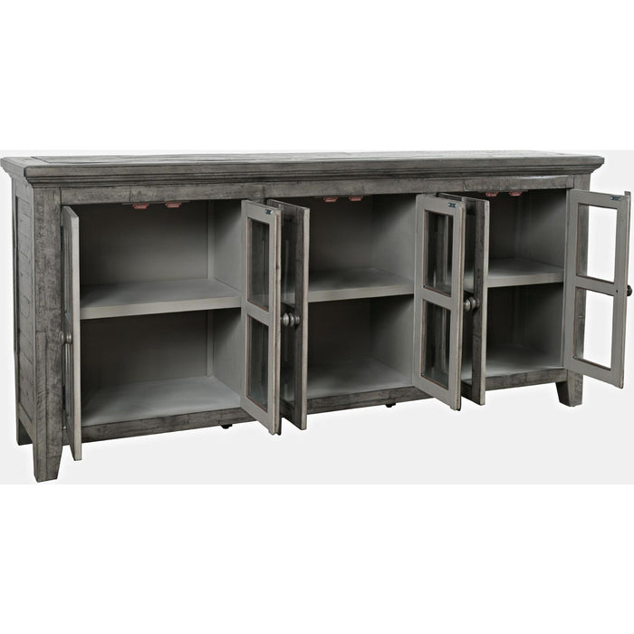 Rustic Shores 70" Sideboard Cabinet (Distressed Stone)