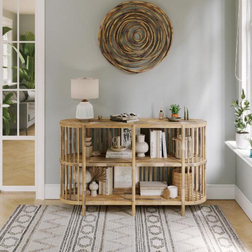 Rhapsody 54" Storage Cabinet (Grey)
