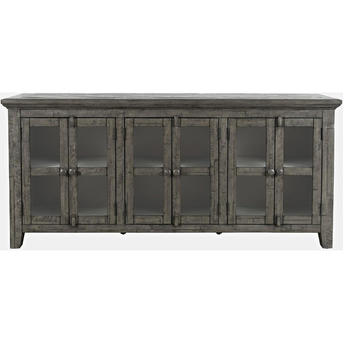 Rustic Shores 70" Sideboard Cabinet (Distressed Stone)