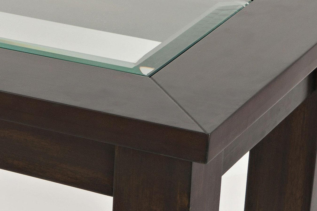 Urban Icon 4 Piece Counter Dining Table Set (Merlot)