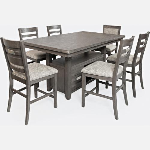Altamonte 42" Extension Counter Dining Table (Brushed Grey)