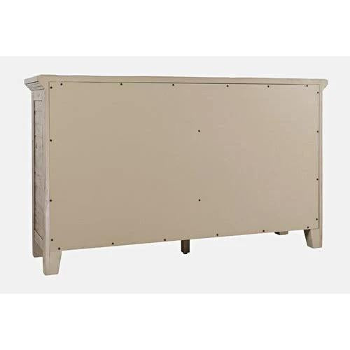 Rustic Shore 4 Door Low Accent Cabinet