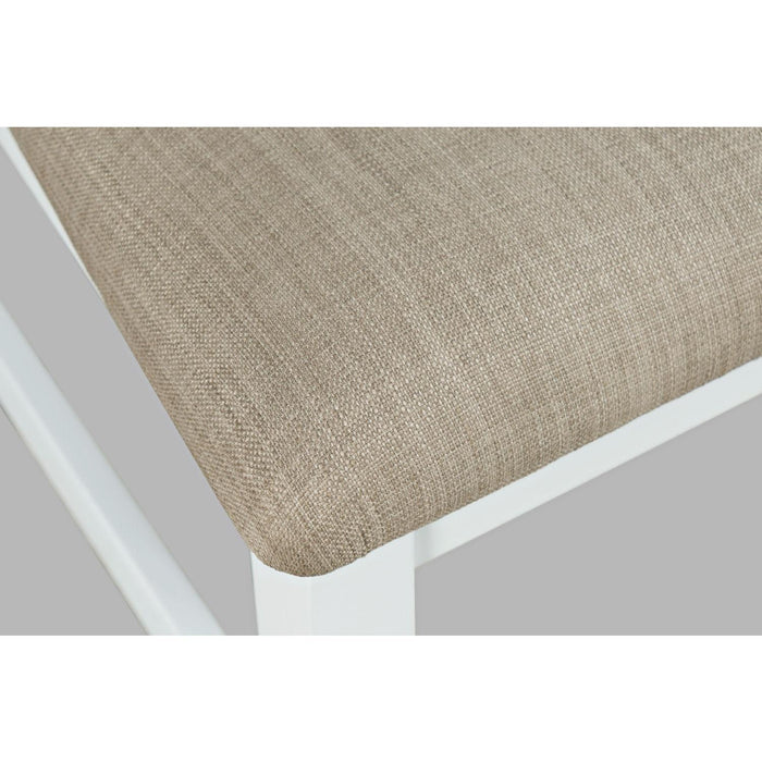 Hobson X Back Chair (Distressed White)