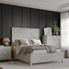 Eloquence Queen Platform Bed (Grey)