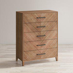 Eloquence 5-Drawer Chest (Natural)