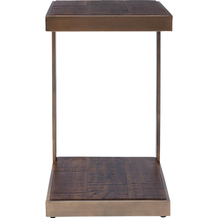 Global Archive C End Table  (Burnished Copper)