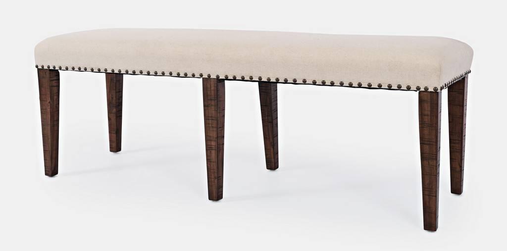 Fairview Backless Dining Bench - Oak Finish