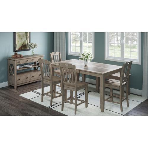 Prescott Park 74" Dining Table (2 Pc Set)