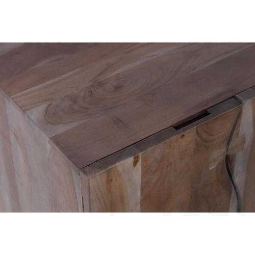 Nature's Edge 54" Server Buffet – Solid Acacia with Hairpin Legs