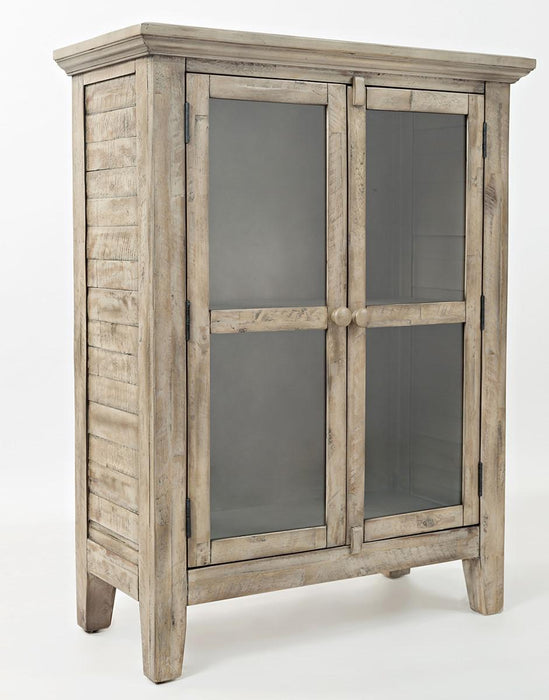 Rustic Shore 2 Door Accent Cabinet "Cream"
