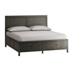 Maxton Cal King Storage Bed (Stone)