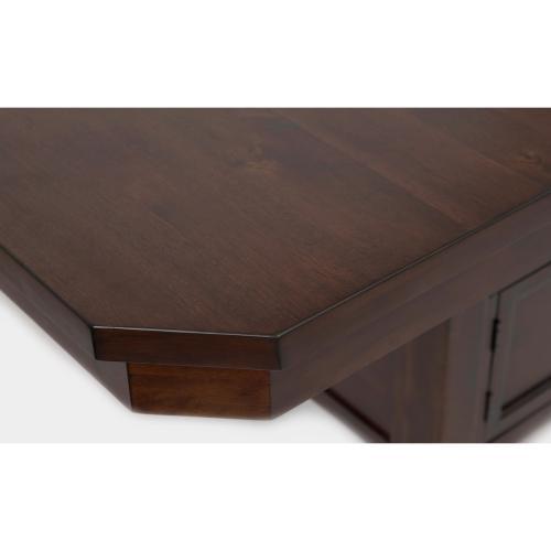 Manchester Adjustable Height Dining Table with Pedestal Base (Grey)