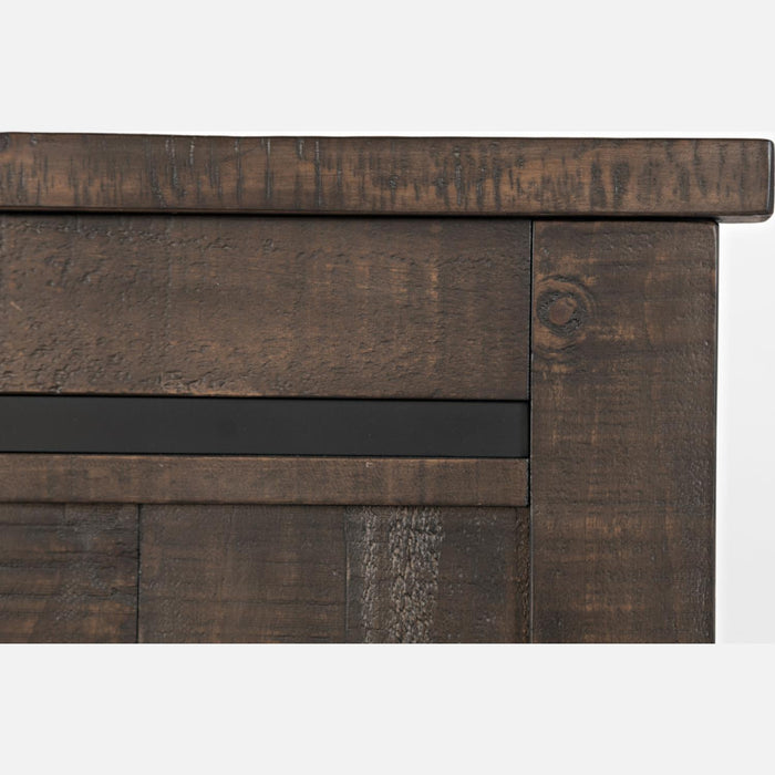 Jofran Madison County King Panel Bed (Barnwood Brown)+