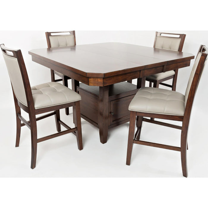 Manchester 54" Standard or Counter Height Dining Table (Acacia)