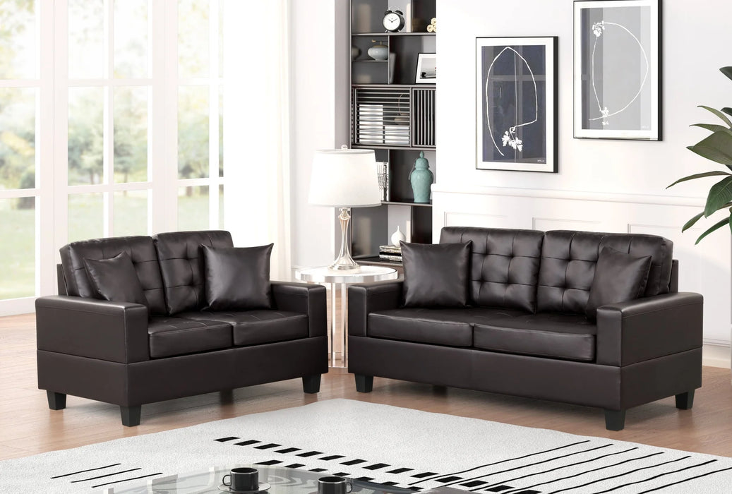 Sofa & Loveseat Set (Expresso)