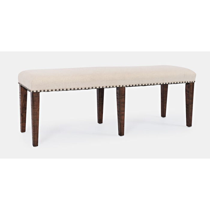 Fairview Backless Dining Bench - Oak Finish